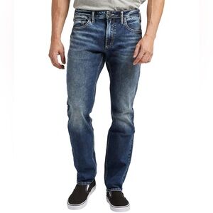 Men’s Slim Fit Silver Denim, Jeans. Indigo Konrad BNWT
